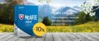 Скидка на домашний антивирус McAfee LiveSafe -10%