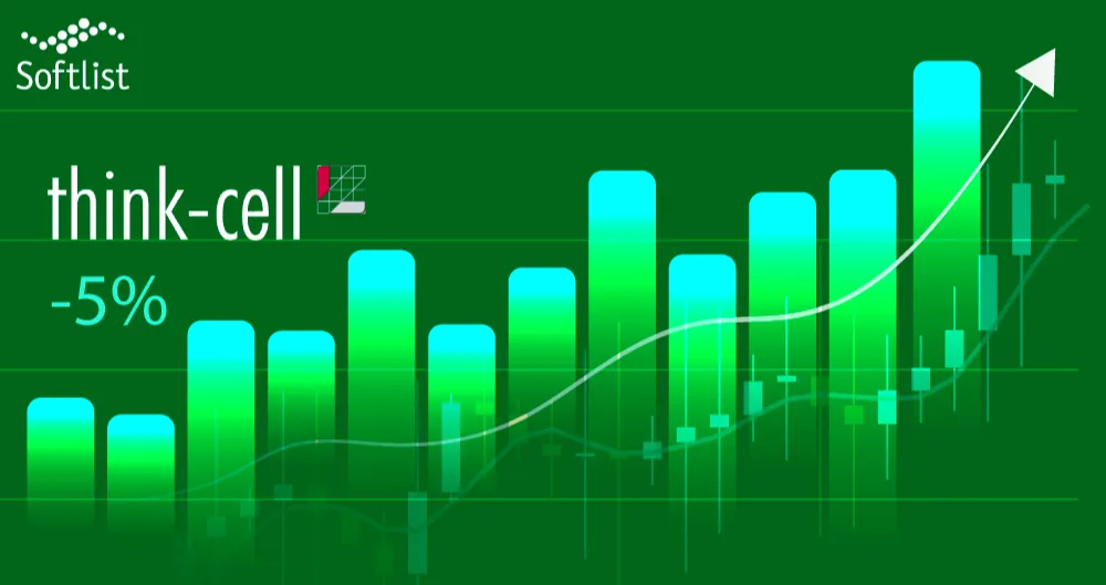 Think Cell Gradient Купуйте Think-cell для створення графіків та діаграм з вигодою