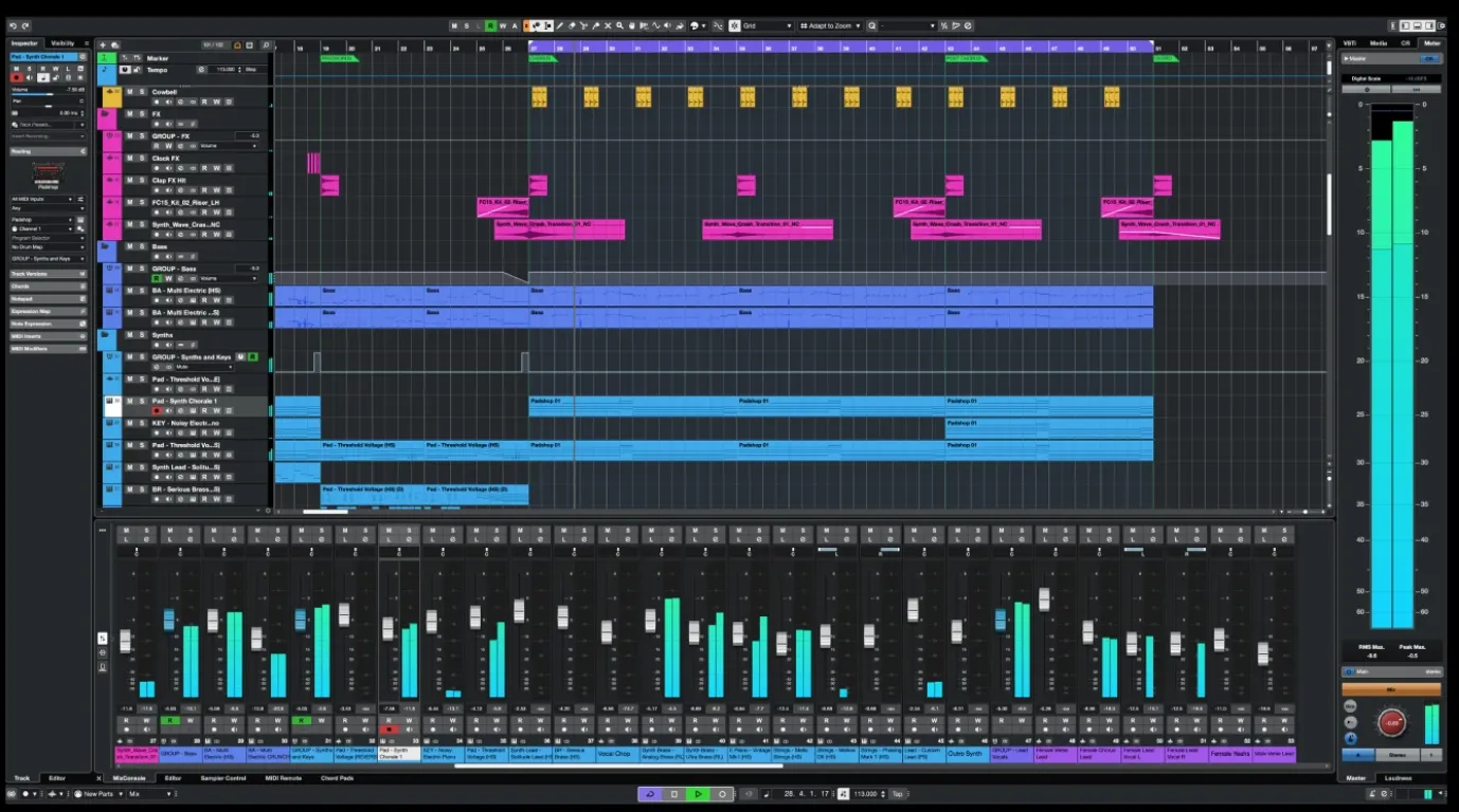 Обзор нового Cubase Pro 13